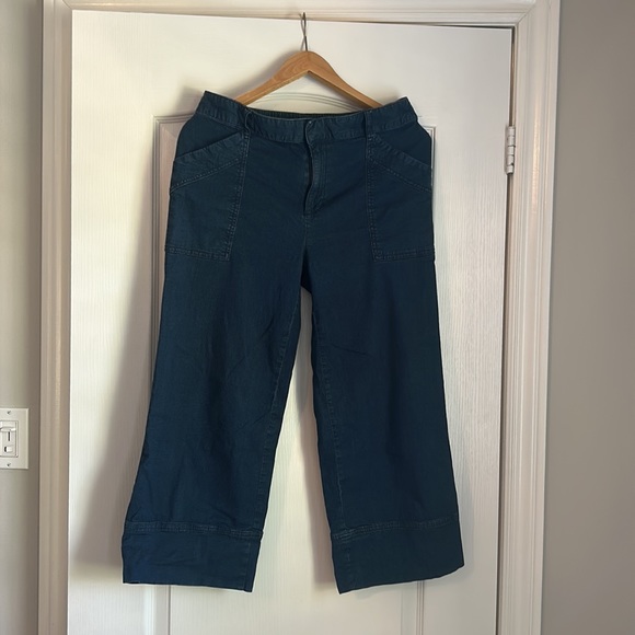 Joe Fresh denim wide leg cropped - Picture 2 of 3
